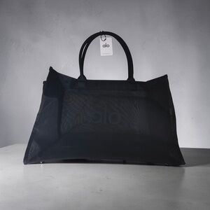 ALO Yoga Black Mesh Tote Crossbody